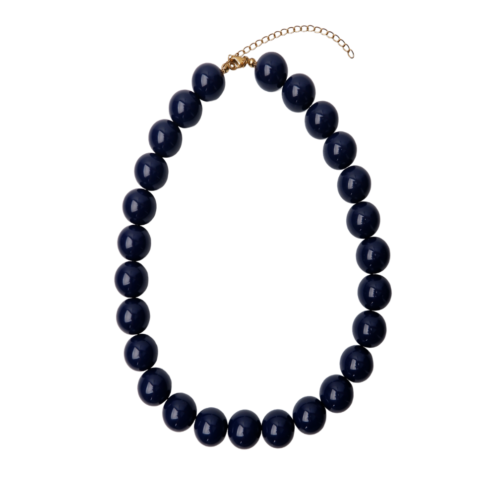 Celina perlehalskæde – Navy